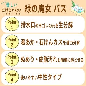 緑の魔女 泡タイプ バス(お風呂用洗剤) 450mLの詳細画像4