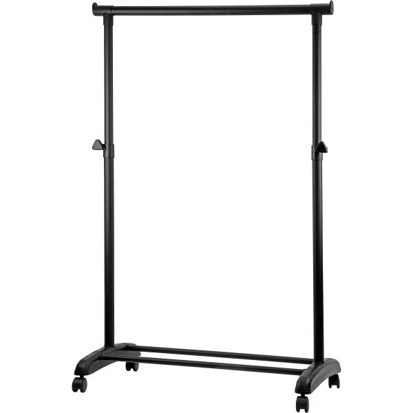 【BLKP】 パール金属 ハンガーラック 限定 マット ブラック シングル 耐荷重 20kg 幅 8...