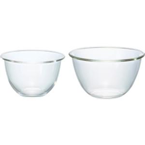HARIO(ハリオ) 耐熱ガラス ボウル 2個セット 1500/2200ml MXP-2606 プレ...