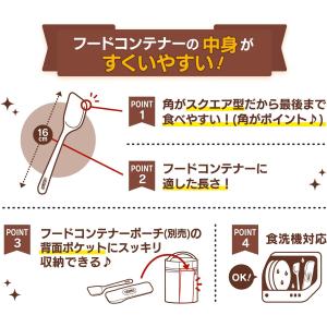 サーモス フードコンテナースプーン ネイビー ...の詳細画像1
