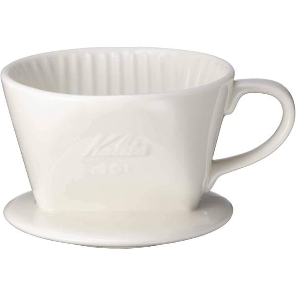 カリタ Kalita コーヒー ドリッパー 陶器製 1-2人用 01001 ロト ホワイト プレゼン...