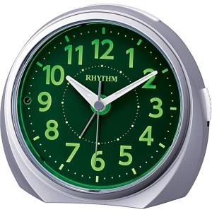 RHYTHM(リズム) 8RE666SR19 クオーツ目覚まし時計 ルークR666 : 特価