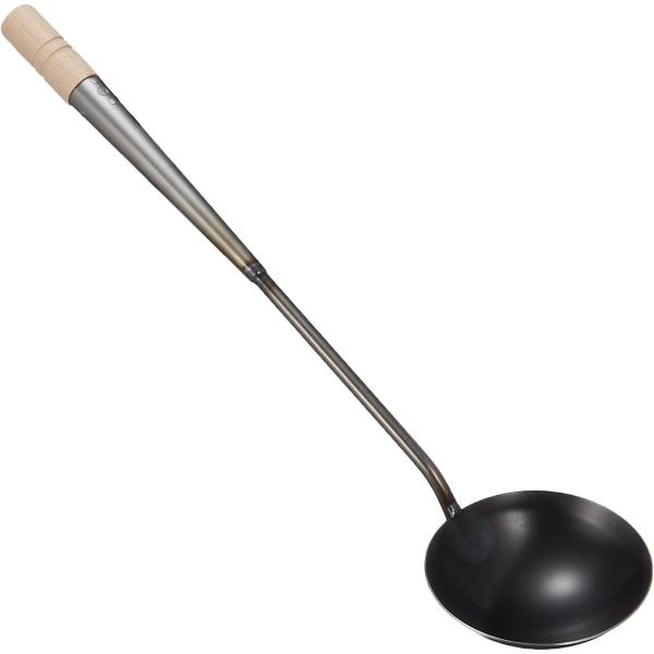 遠藤商事 業務用 中華お玉 小 外径×柄長(mm)105×340 容量目安(cc)約150 鉄 日本...