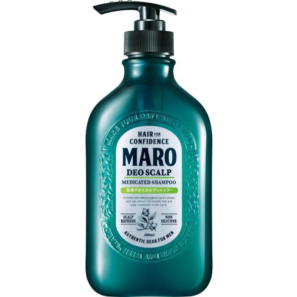 【医薬部外品】デオスカルプ 薬用 シャンプー [グリーンミントの香り] MARO マーロ 480ml...
