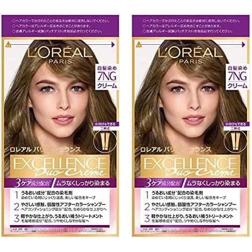 L&apos;Oreal Paris(ロレアルパリ) エクセランス R クリームタイプ ケア成分配合 白髪染め...