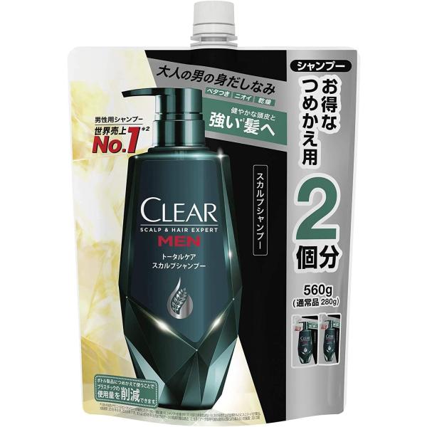 CLEAR クリア フォーメン トータルケア スカルプシャンプー 詰替え用 560g