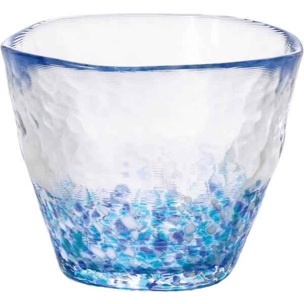 アデリア ADERIA 津軽びいどろ 津軽の花フリーグラス 紫陽花 175ml 日本製 化粧箱入 ハ...