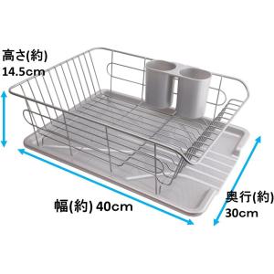 パール金属 食器 水切り かご 水が流れる ト...の詳細画像1