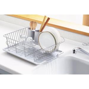 パール金属 食器 水切り かご 水が流れる ト...の詳細画像5