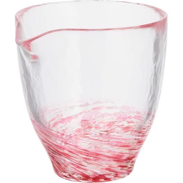 アデリア ADERIA津軽びいどろ 片口 舞桜 285ml 日本製 化粧箱入 徳利 冷酒器 ガラス ...