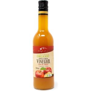 シェフズチョイス オーガニック アップルサイダービネガー 500ml 有機 純リンゴ酢 りんご酢 Organic Apple Cider Vinegar with Mother 1本