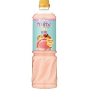 ミツカン 業務用 フルーティス りんご酢 白桃ミックス 1000ml 6倍濃縮タイプ 飲むお酢