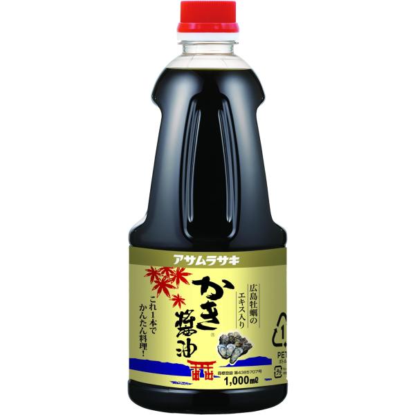 アサムラサキ かき醤油 1000ml  (x 1) だし醤油