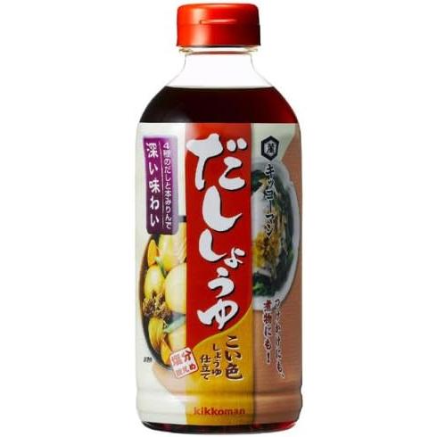 キッコーマン食品 キッコーマン だししょうゆ こい色 500ml×3個
