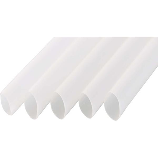 シバセ工業 647わらおストロー タピオカ蓋突刺用 ストレート片先斜め 口径12mm×18cm 包装...