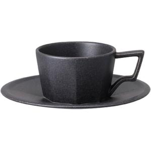 KINTO キントー OCT カップ&amp;ソーサー 80ml ブラック 電子レンジ・食洗機使用可 288...