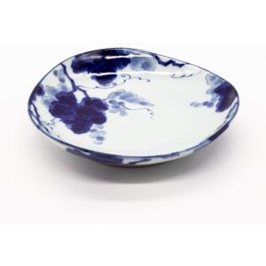 美濃焼 小皿 直径約12cm 5枚セット 藍染...の詳細画像2