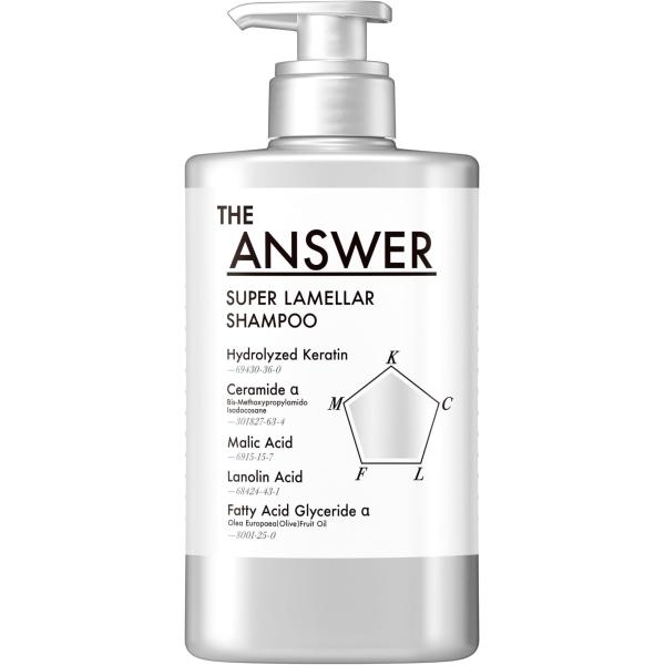 THE ANSWE ジアンサー スーパーラメラシャンプー ポンプ 400ml ベルガモット＆ダフネの...