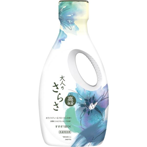 さらさ 無添加 洗濯洗剤 ジェル 600g 衣類のシルクエッセンス効果で高保湿 ホワイトティー＆フロ...