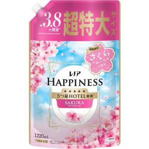 レノア ハピネス 5つ星HOTEL推奨 柔軟剤 さくらフローラルの香り 詰め替え 1220mL