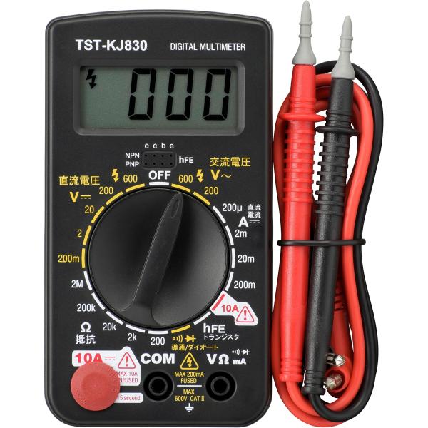 オーム電機(Ohm Electric) 普及型デジタルテスター TST-KJ830 単品