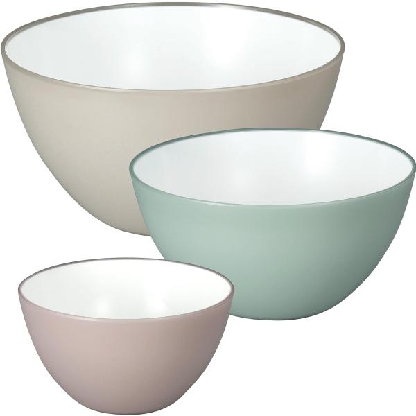 シービージャパン 耐熱ボウル [抗菌ミックスカラー] 14cm / 18cm 20cm 3サイズセッ...