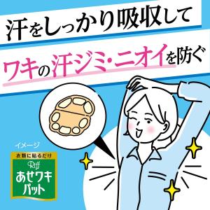 リフ あせワキパット あせジミ防止・防臭シート...の詳細画像2