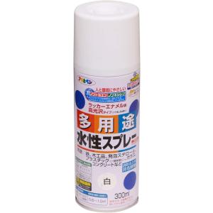 アサヒペン 水性多用途スプレー 300ML 白