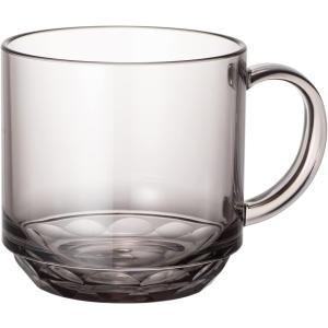 割れない クリスタル マグ カップ クリア 透明 340ml コーヒー ペア
