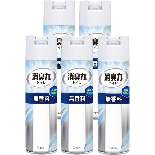 消臭力 [まとめ買い] トイレ用 スプレー 無香料 365mL×5個 トイレの消臭力スプレー トイレ...