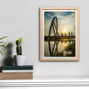 万丈 VANJOH 木調賞状額 A3/八二判 ...の詳細画像3