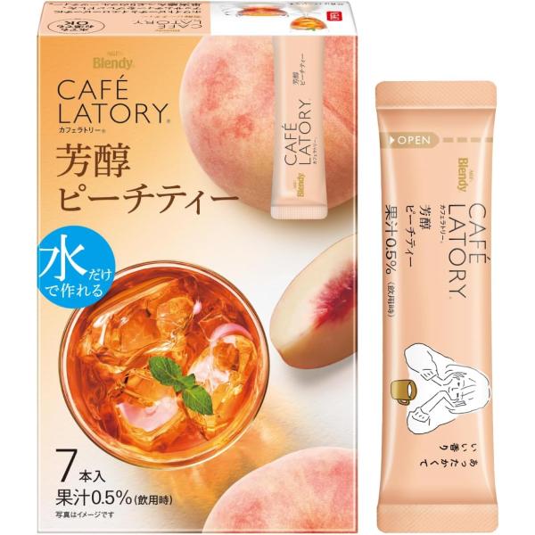 AGF(エージーエフ) ブレンディ カフェラトリー スティック 芳醇ピーチティー 7本×6箱 【 フ...