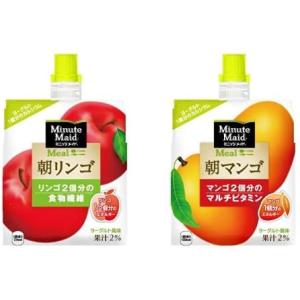 【セット買い】コカ・コーラ ミニッツメイド 朝バナナ ゼリー 1 【セット買い】朝リンゴ 180ml...