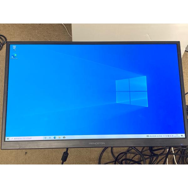 中古■23.6型ワイド液晶モニター PRINCETION PTFBDE-24W 動作OK スタンド無...