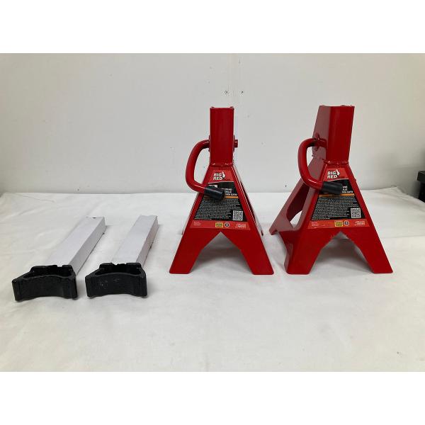 中古■Torin Big Red Jacks TJ43202 3トン ラチェットジャッキスタンド 2...