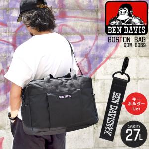 ボストンバッグ レディース メンズ BEN DAVIS ベンデイビス 2way トートバッグ 手提げ 肩掛け ショルダーバッグ 斜め掛けバッグ 1泊2日用 大容量 27L 軽量 軽い