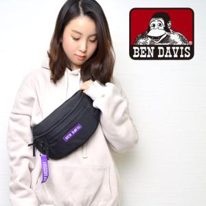 ボディバッグ レディース ブランド メンズ BEN DAVIS ベンデイビス 斜めがけ ウエストバッグ マザーズバッグ おしゃれ ブラック
