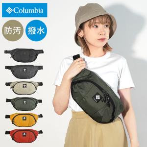 ボディバッグ レディース ブランド メンズ 人気 Columbia コロンビア 撥水 斜め掛けショルダーバッグ 旅行 アウトドア ブラック おしゃれ｜hauhau