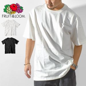 Tシャツ 半袖 Fruit Of The Loom フルーツオブザルーム 厚手 ヘビーウェイト メンズ レディース 7オンス 黒 白 ML XL コットン カットソー 大人 分厚い おしゃれ｜hauhau