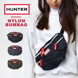 ウエストポーチ HUNTER ハンター ボディバッグ ブランド 防水 ポーチ メンズ レディース ubp7020kbm 斜めがけ おしゃれ 小物入れ ロゴ