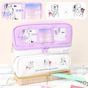 可愛い筆箱 2ファスナー 筆箱 の商品一覧 筆記用具 文具 ステーショナリー キッチン 日用品 文具 通販 Yahoo ショッピング