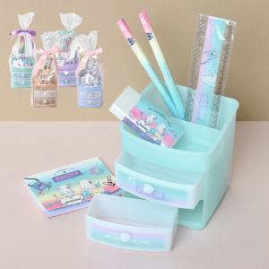 文房具セット 女の子 小学生 ステーショナリーセット 6点セット かわいい 文房具 おしゃれ 鉛筆 2b メモ帳 定規 消しゴム ペンたて 収納 勉強机 子供 新学期 Kite Hauhau 通販 Yahoo ショッピング