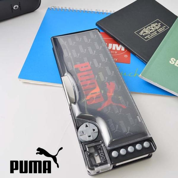 筆箱 PUMA プーマ 男の子 小学生 両面開き かっこいい CZ053 日本製 丈夫 コンパクト ...