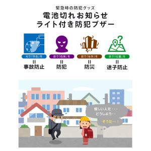 防犯ブザー 小型 ホイッスル付き 女の子 男の...の詳細画像1