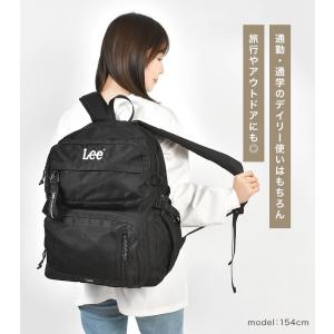 Lee リー リュック 大容量 通学 黒 31...の詳細画像2