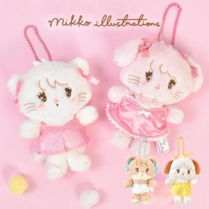 【大人気】mikko♡キャミーマスコットとフォトホルダーです^_^　②品 mikko illustrations(ミッコ)』もふもふフォトキーホルダー