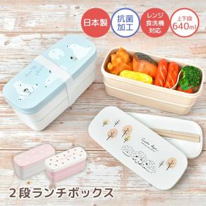 スケーター 弁当箱 2段 600ml 抗菌タイトランチボックス コリラックマ