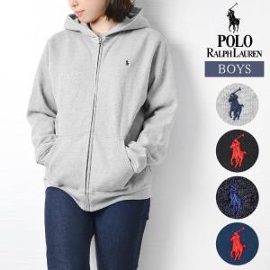 パーカー レディース ブランド Polo Ralph Lauren ポロ ラルフローレン ジップアップ 裏起毛 キッズ ボーイズサイズ 長袖 フーディー