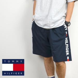 ハーフパンツ メンズ TOMMY HILFIGER 半ズボン トミー ヒルフィガー スウェット ジャージ おしゃれ 半パン S M L パイル生地 春夏 送料無料｜hauhau