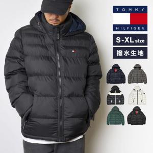 ダウンジャケット TOMMY HILFIGER トミー ヒルフィガーブランド メンズ 暖かい 防寒 158an508 軽量 フード 大きいサイズ アメカジ おしゃれ かっこいい 父の日｜hauhau